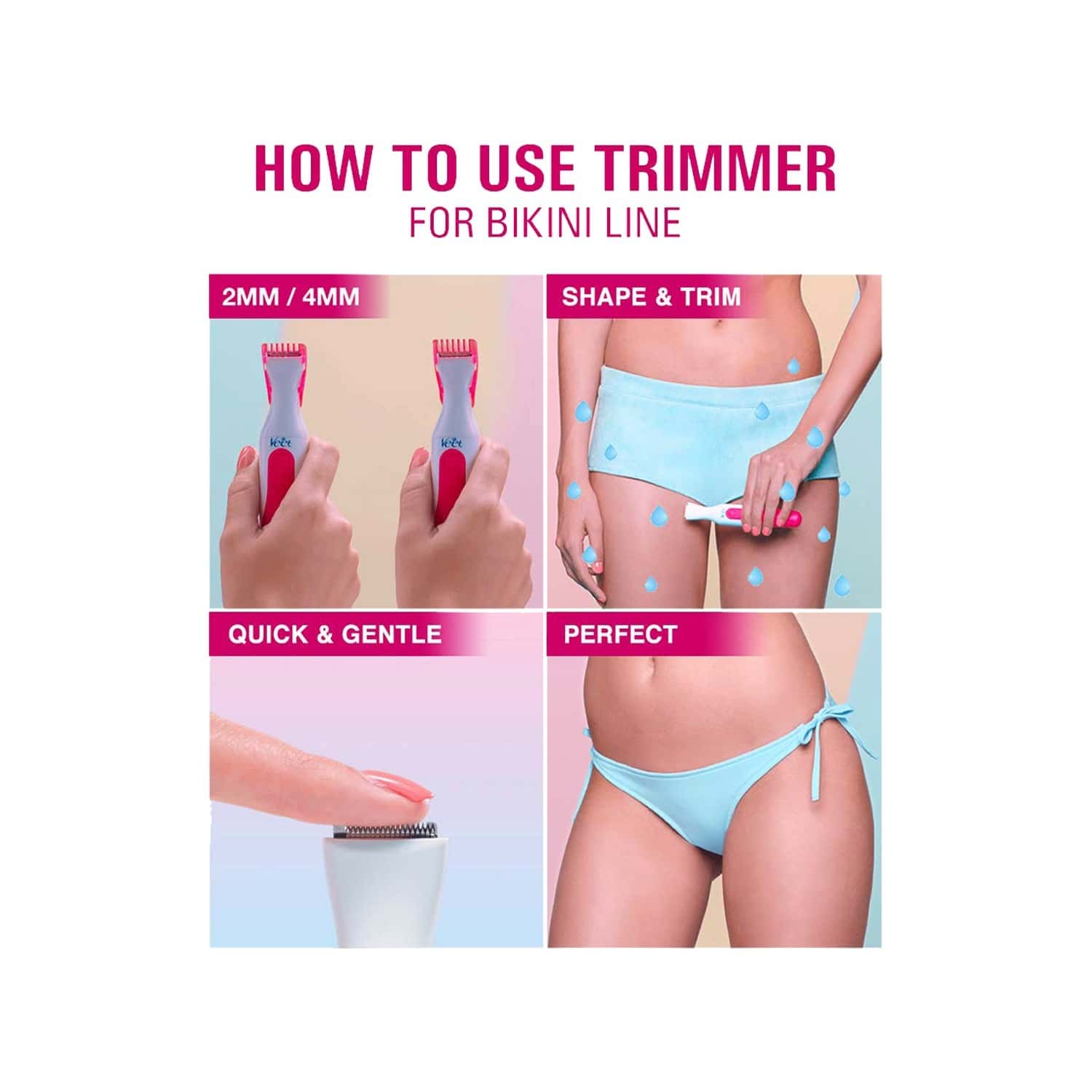 veet sensitive touch electric trimmer online