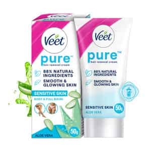 Veet Pure Hair Removal Cream For Women For Sensitive Skin 50g