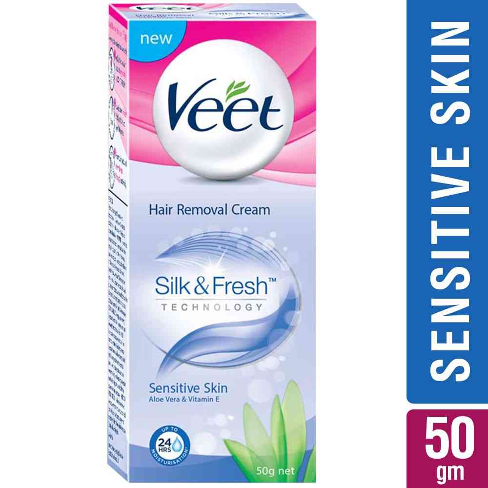 Buy Veet Silk Fresh Hair Removal Cream Sensitive Skin Tube Of 50 G Online Get Upto 60 Off At Pharmeasy