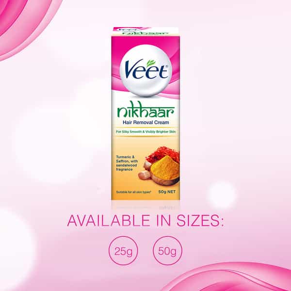 Veet Hair Removal Cream (Nikhar) Tube Of 50 G