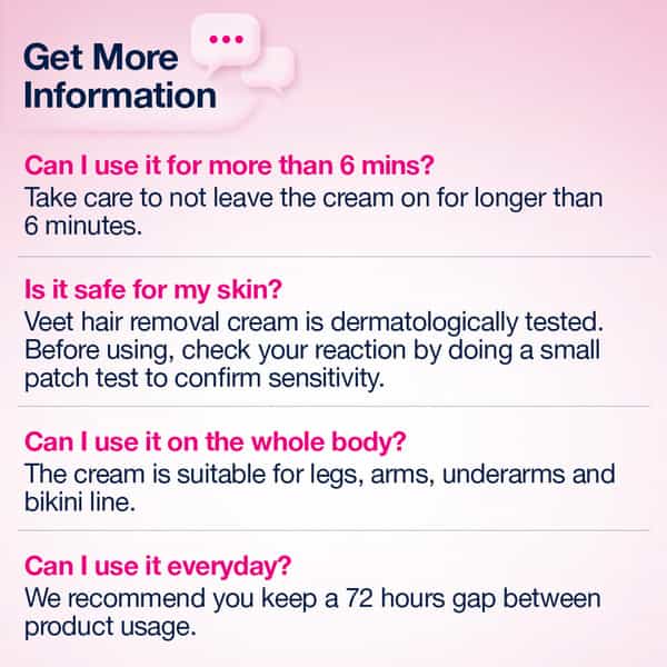 Veet Hair Removal Cream (Nikhar) Tube Of 50 G