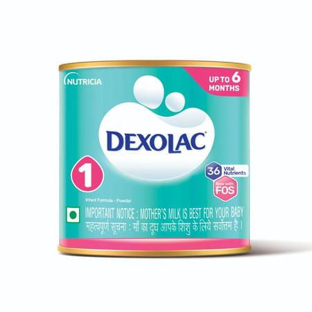 Dexolac Stage 1 Infant Formula (upto 6 Months) Tin - 200gm