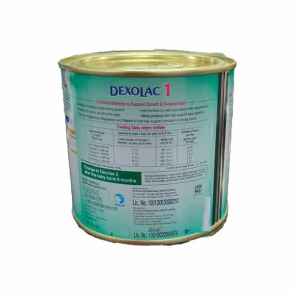 Dexolac 1 | Infant Formula | Upto 6 Months | Tin 200 Gm