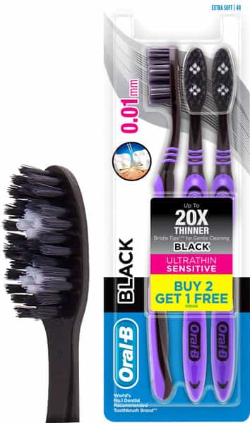 Oral-B Sensitive Ultrathin Bristles Toothbrush Buy 2 Get 1 Free