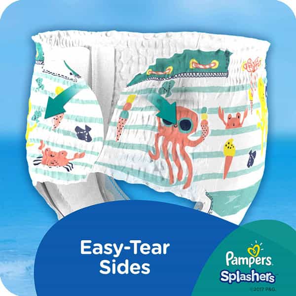 Pampers Splashers Disposable Swim Pants Diaper Size M Packet Of 12