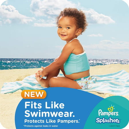 Pampers Splashers Disposable Swim Pants Diaper Size L Packet Of 11
