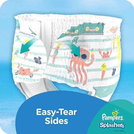 Pampers Splashers Disposable Swim Pants Diaper Size L Packet Of 11
