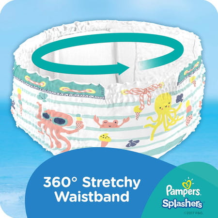Pampers Splashers Disposable Swim Pants Diaper Size L Packet Of 11