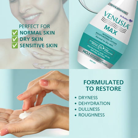 Venusia Max Intensive Moisturizing | For All Skin Types | Lotion | 500 Gm
