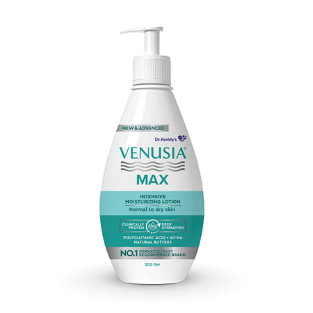 Venusia Max Intensive Moisturizing | Normal To Dry Skin | Lotion | 500 Gm