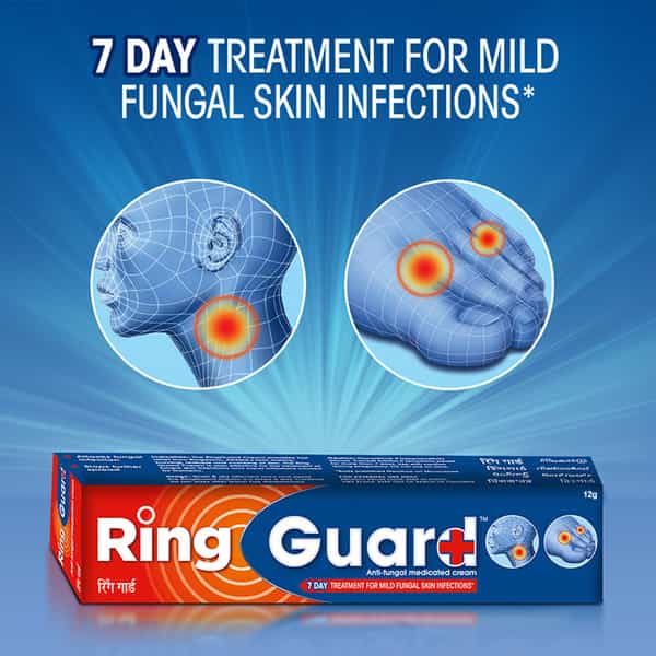 Ring Guard Plus Anti Fungal Medicated Cream 12 Gm