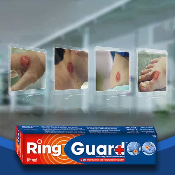 Ring Guard Plus Anti Fungal Medicated Cream 12 Gm