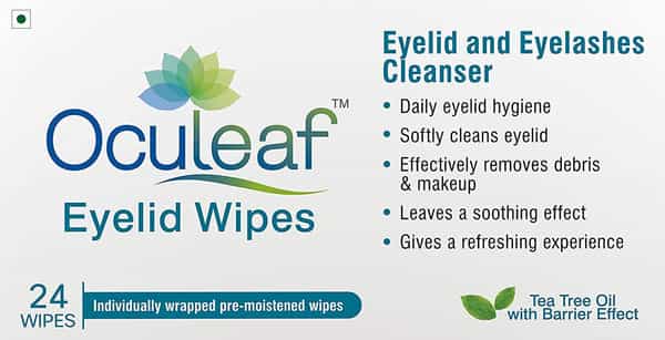 Oculeaf Eyelid Wipes Packet Of 24