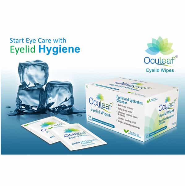 Oculeaf Eyelid Wipes Packet Of 24