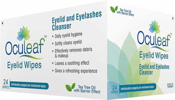 Oculeaf Eyelid Wipes Packet Of 24