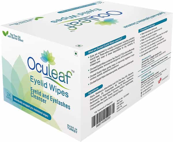 Oculeaf Eyelid Wipes Packet Of 24