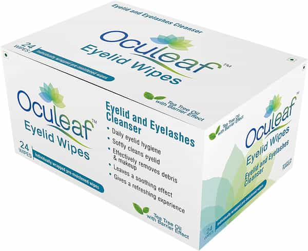 Oculeaf Eyelid Wipes Packet Of 24