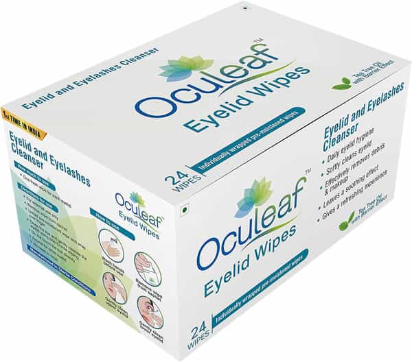 Oculeaf Eyelid Wipes Packet Of 24