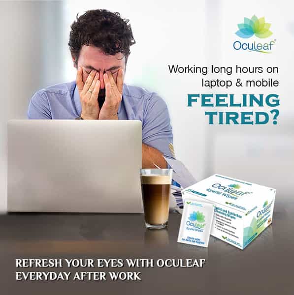 Oculeaf Eyelid Wipes Packet Of 24
