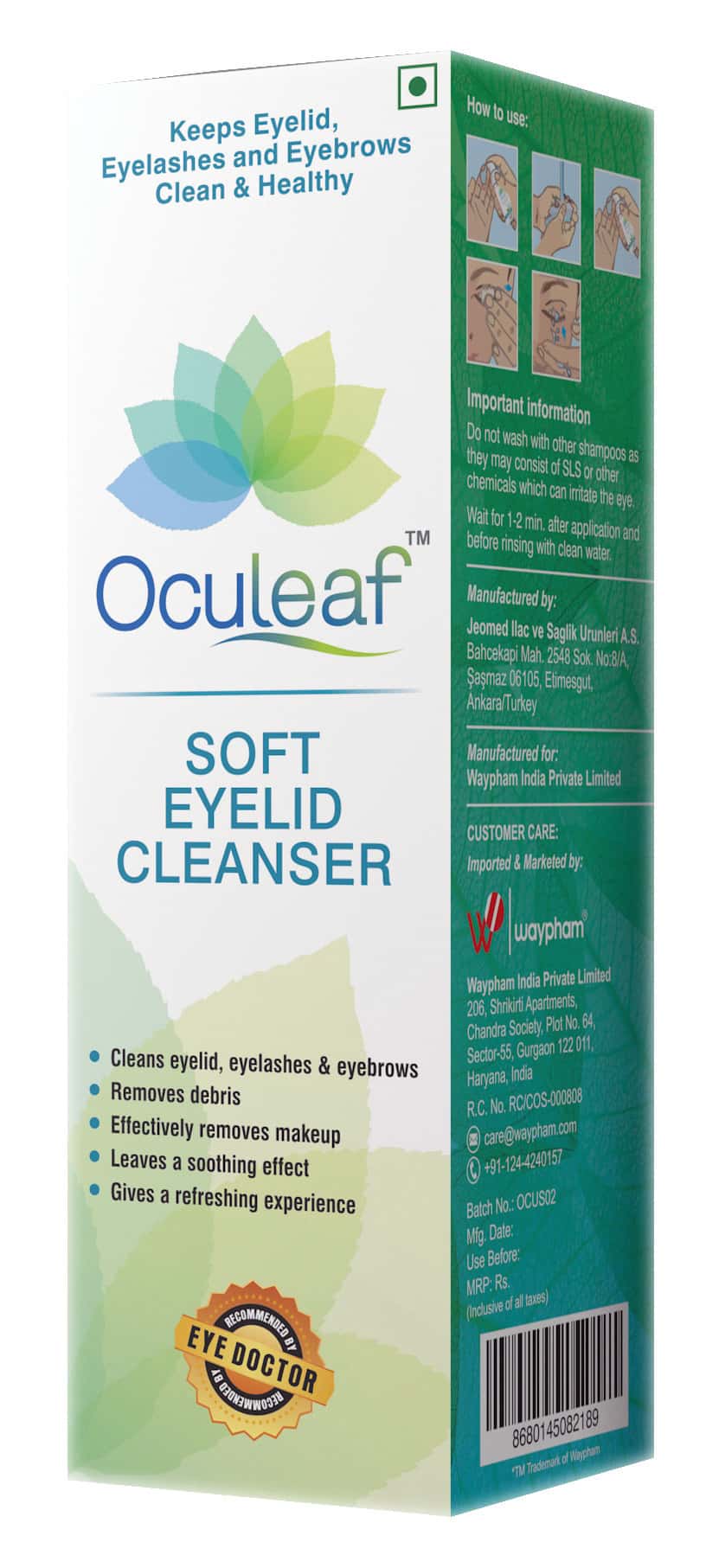 Buy Oculeaf Soft Eyelid Cleanser 125 Ml Online get Upto 60 OFF PharmEasy