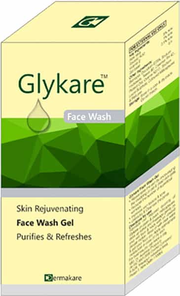 Glykare Face Wash Gel 60Gm