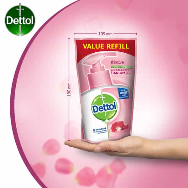 Dettol Germ Protection Skincare Handwash Refill Of 175 Ml (Pack Of 3)