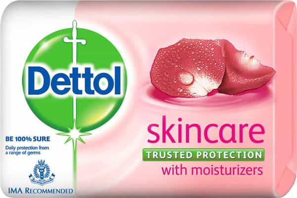 Dettol Skincare Germ Protection (Pack Of 4) Soap Box Of 125 G