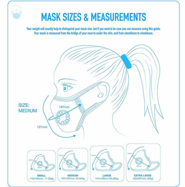 Dettol Cambridge Pro N99 Anti-Pollution Mask Churchill - Extra Large