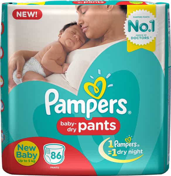 Pampers New Born Diaper Pants X-Small (86 Pieces)