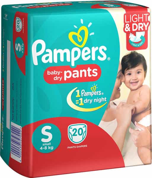Pampers Baby New Diaper Pants Packet Of 20 Small