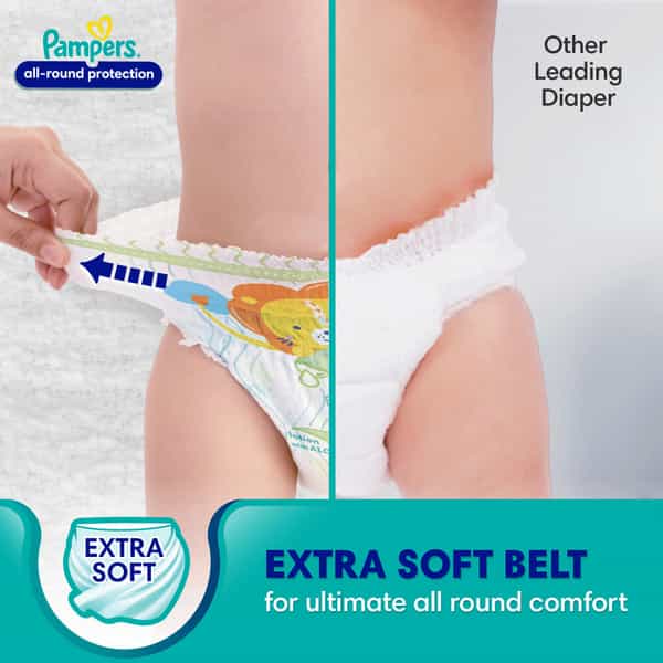 Pampers Complete Skin Comfort Pant Small Size Anti -Rash Blanket Lotion With Aloe & Vit E 86 No's