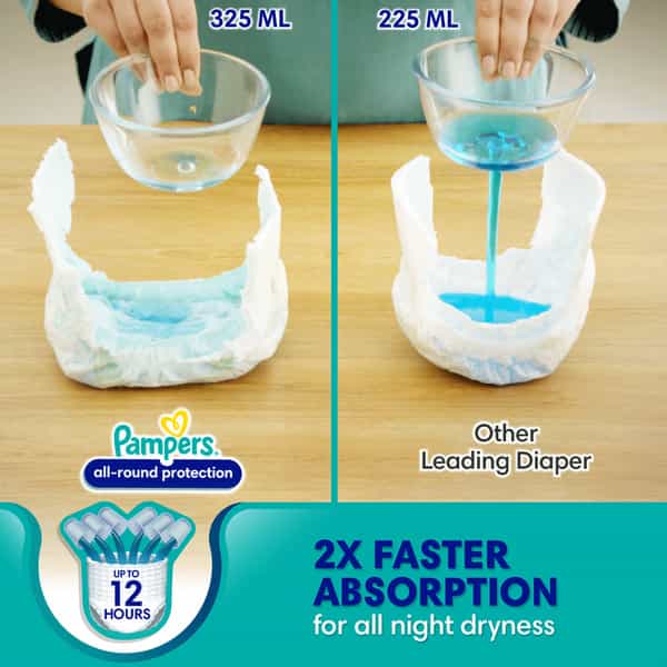 Pampers Complete Skin Comfort Pant Small Size Anti -Rash Blanket Lotion With Aloe & Vit E 86 No's
