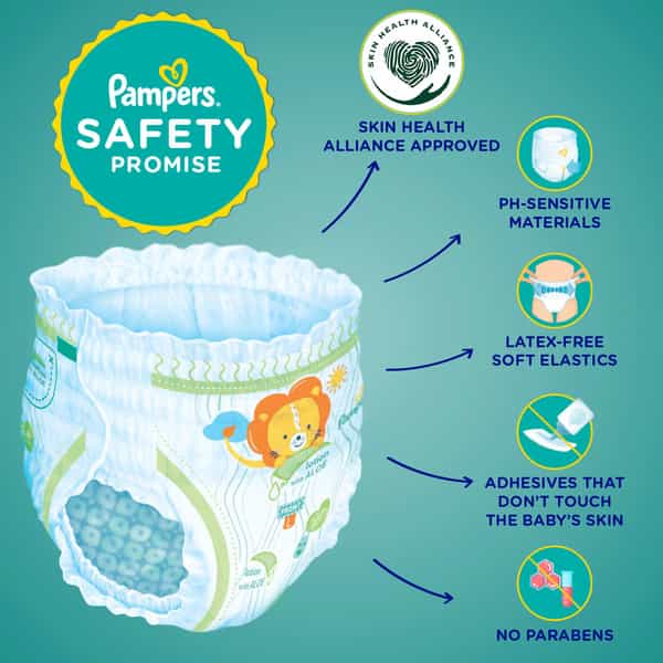 Pampers Complete Skin Comfort Pant Small Size Anti -Rash Blanket Lotion With Aloe & Vit E 86 No's