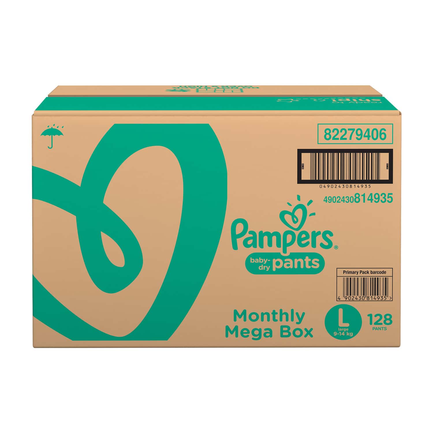 pampers l size 128