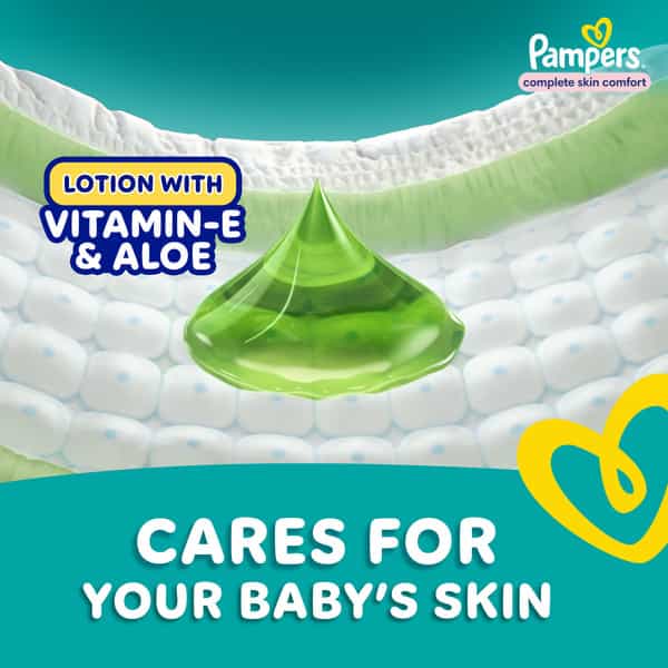 Pampers All Round Protection Pants Large (64 Count) Lotion With Aloe Vera