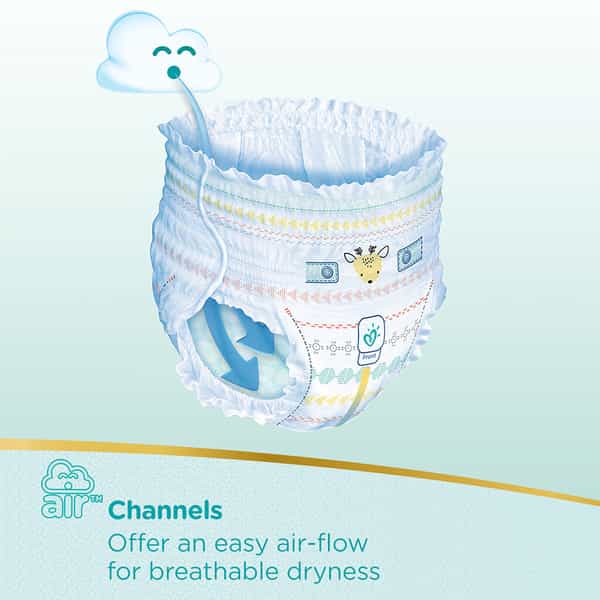 Pampers Premium Care Extra Large Size Pants Diapers Monthly Box 72 Count