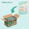 Pampers Premium Care Medium Size Pants Diapers Monthly Box 108 Count
