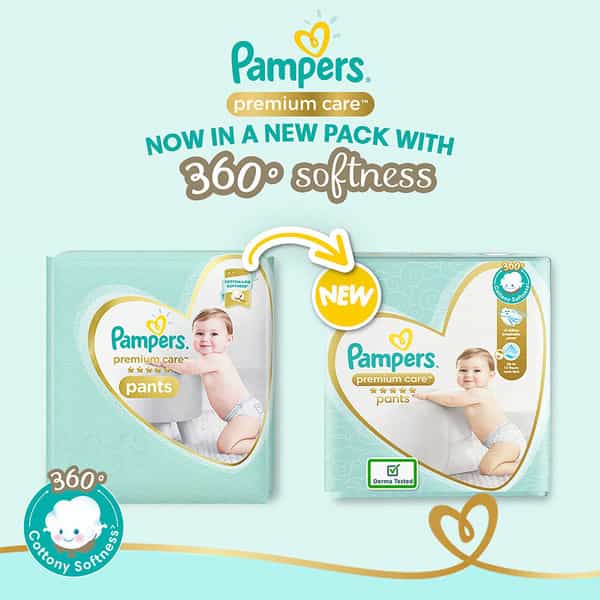 Pampers Premium Care Pants Diapers Medium 38 Count
