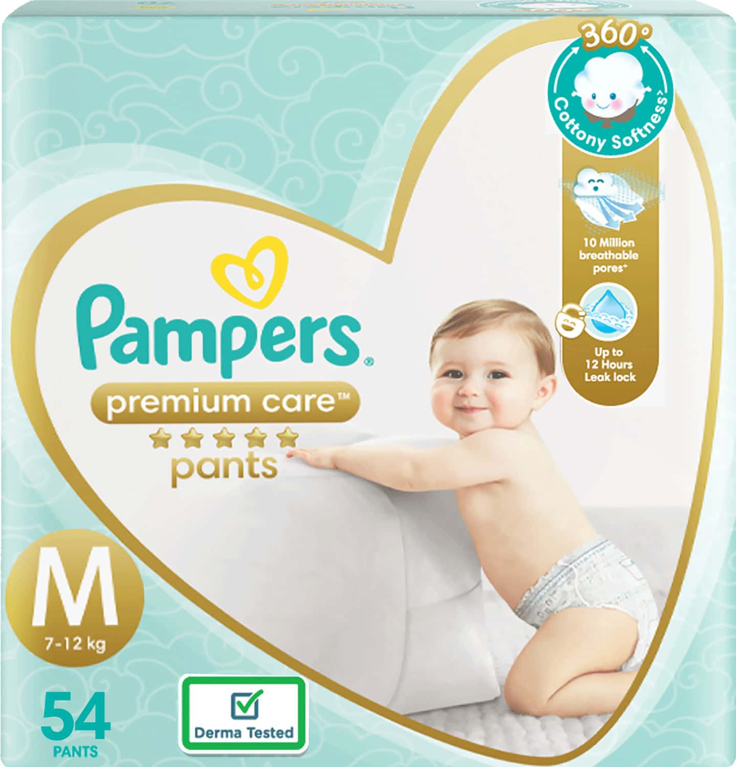 Buy HUGGIES NATURE CARE PANTS, MEDIUM SIZE DIAPER PANTS, 62 COUNT