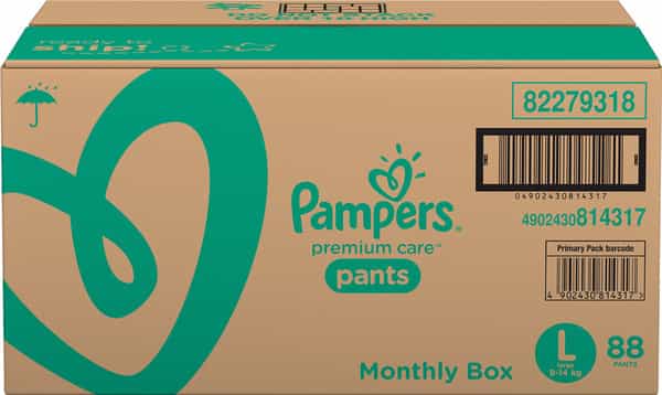 Pampers Premium Care Pants Diapers Large Size 88 Pieces Pack
