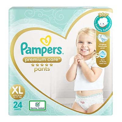 Buy PAMPERS PREMIUM CARE DIAPER PANTS SIZE XL PACKET OF 24 Online