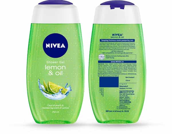 Nivea Bath Care Lemon And Oil Shower Gel Bottle Of 250 Ml
