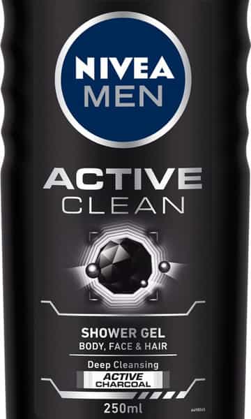 Nivea Men Active Clean Bodywash & Shower Gel 250 Ml