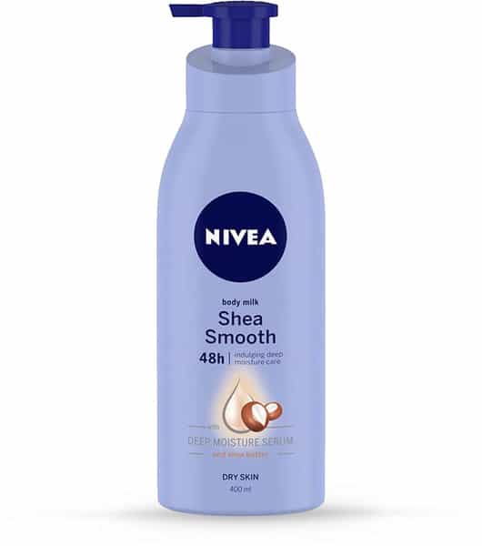Nivea Smooth Milk With Shea Butter Body Lotion Bottle Of 400 Ml