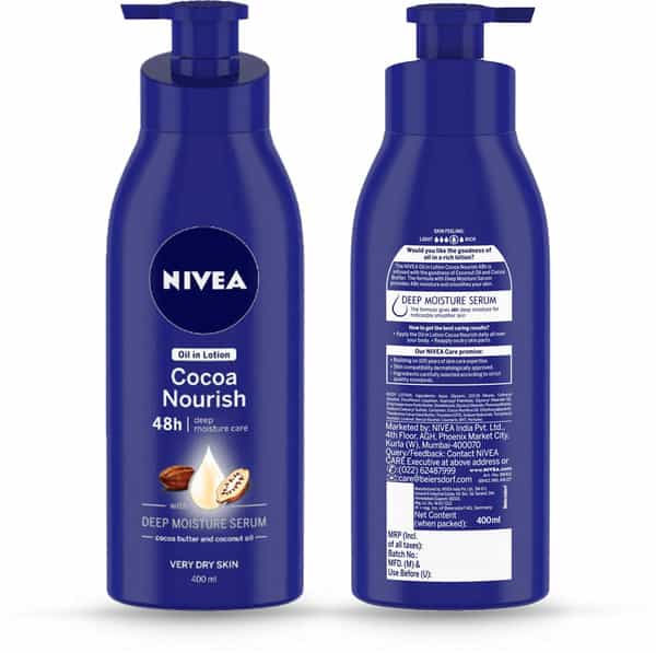 Nivea Cocoa Nourish Body Lotion Bottle Of 400 Ml