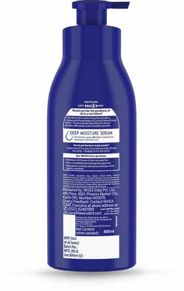 Nivea Cocoa Nourish Body Lotion Bottle Of 400 Ml