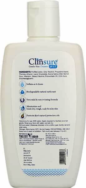 Clinsure Gentle Skin Cleanser Ph 5.5 Bottle Of 125 Ml