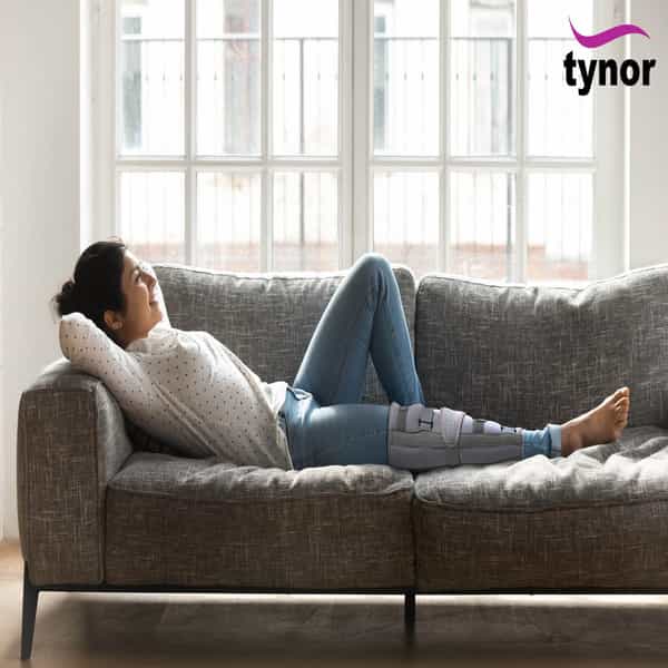 Tynor Knee Immobiliser 19"/48Cm Grey Medium 1 Unit