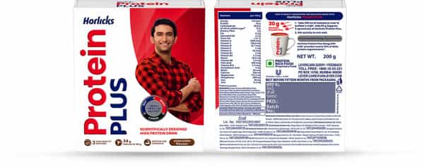 Horlicks Protein Plus Chocolate Carton 200 G