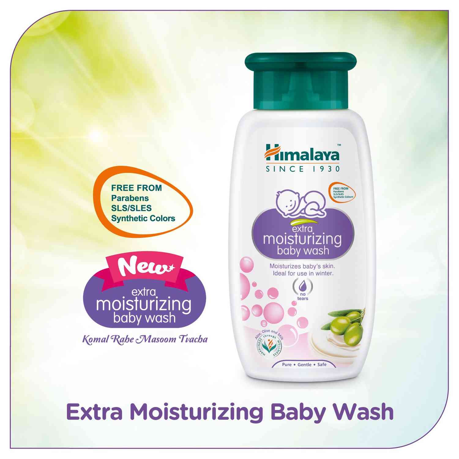 Buy Himalaya Baby Extra Moisturizing Baby Wash 100ml India Online get